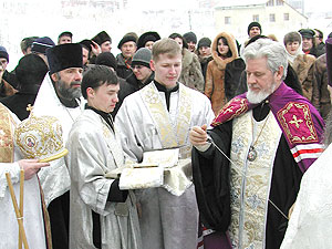 Освящение места под строительство Центра православной культуры