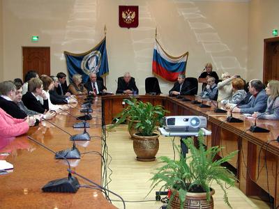 В зале заседаний Учёного Совета состоялось торжественное заседание, посвящённое Всероссийскому Дню студента
